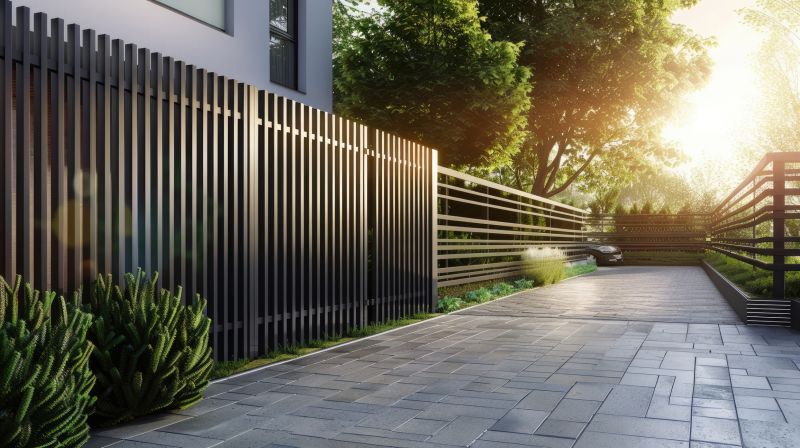 Modern Metal Fence