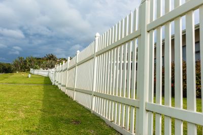 Wood Picket Fence Installation